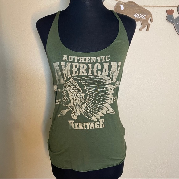 Tops - Chief green tank